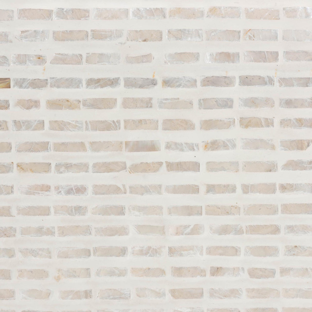 Modern European furniture - White Capiz Shell Side Table - www.oroa.com