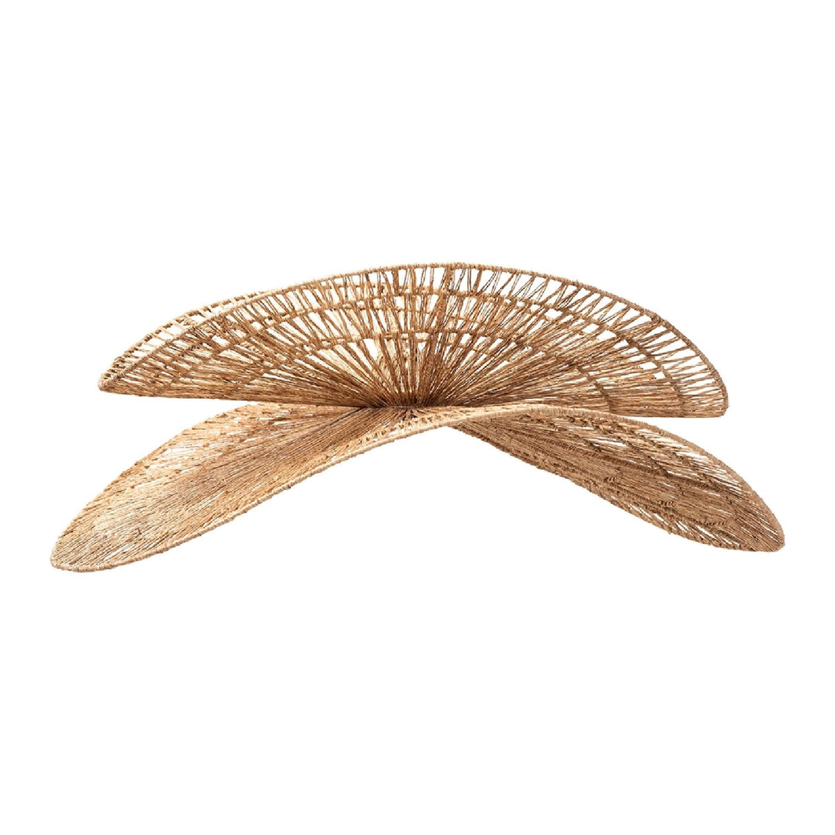 Modern European furniture - Woven Jute Floral Pendant Lamp - www.oroa.com