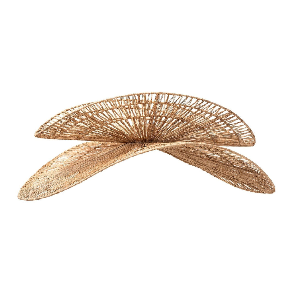 Modern European furniture - Woven Jute Floral Pendant Lamp - www.oroa.com