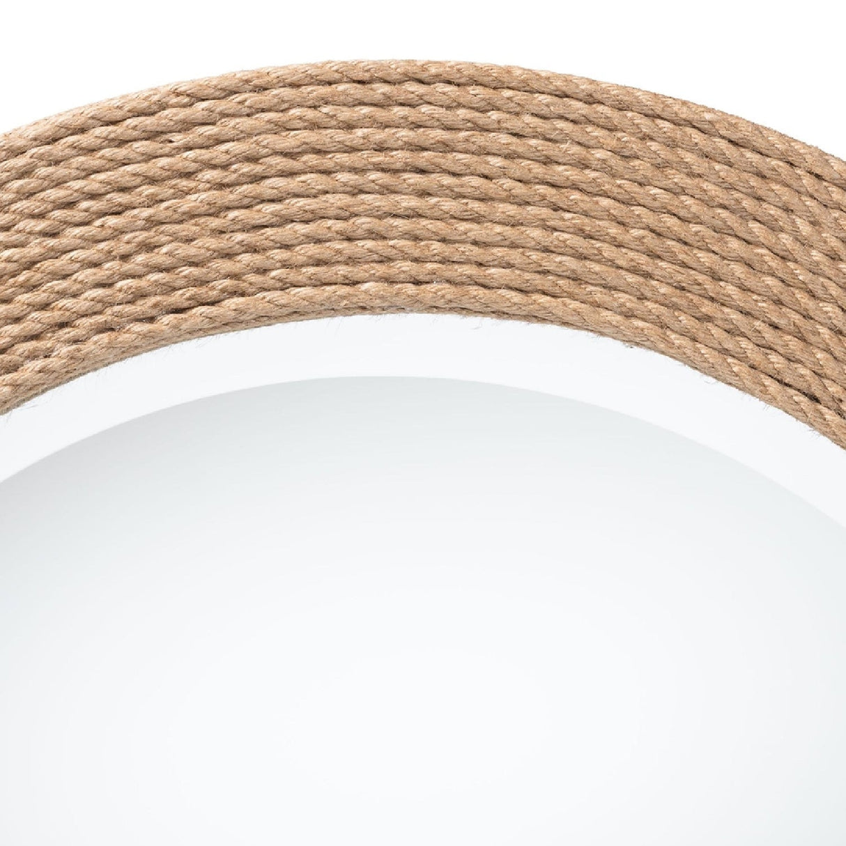 Modern European furniture - Woven Rope Round Mirror - www.oroa.com
