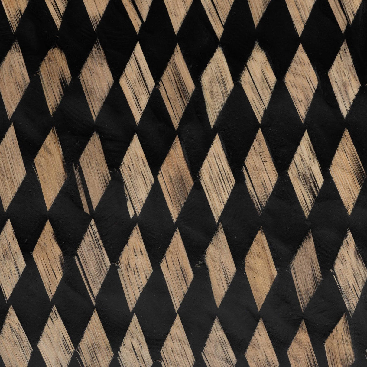 Diamond Pattern Bamboo End Table | Bali Loom Paulo | Oroa.com