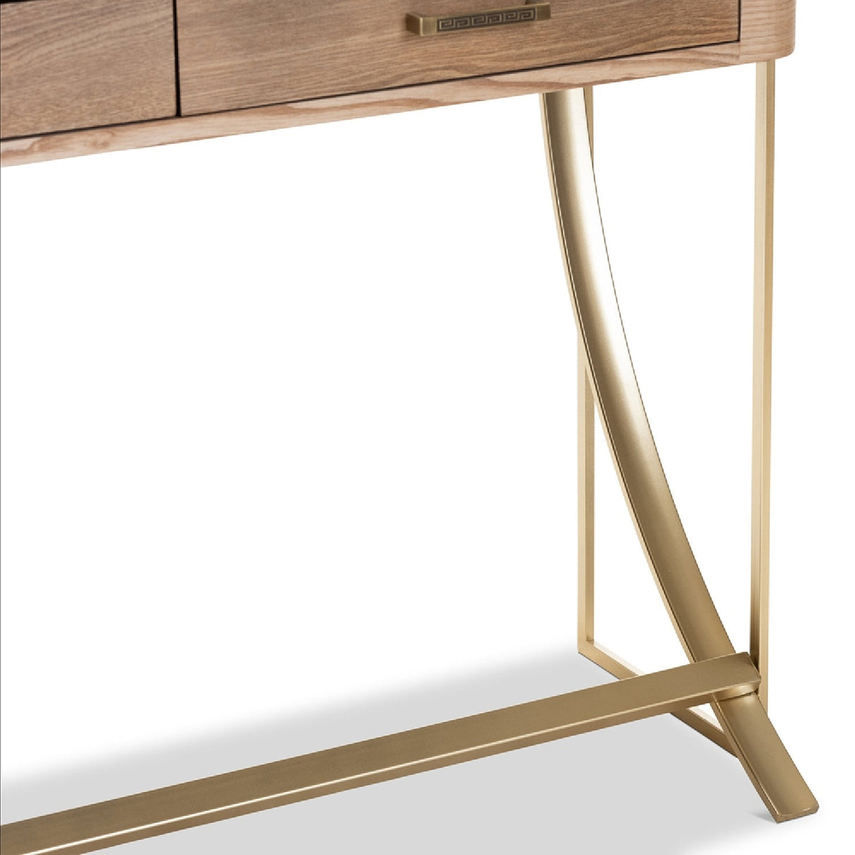 Modern European furniture - 2 Drawer Wooden Console Table - www.oroa.com