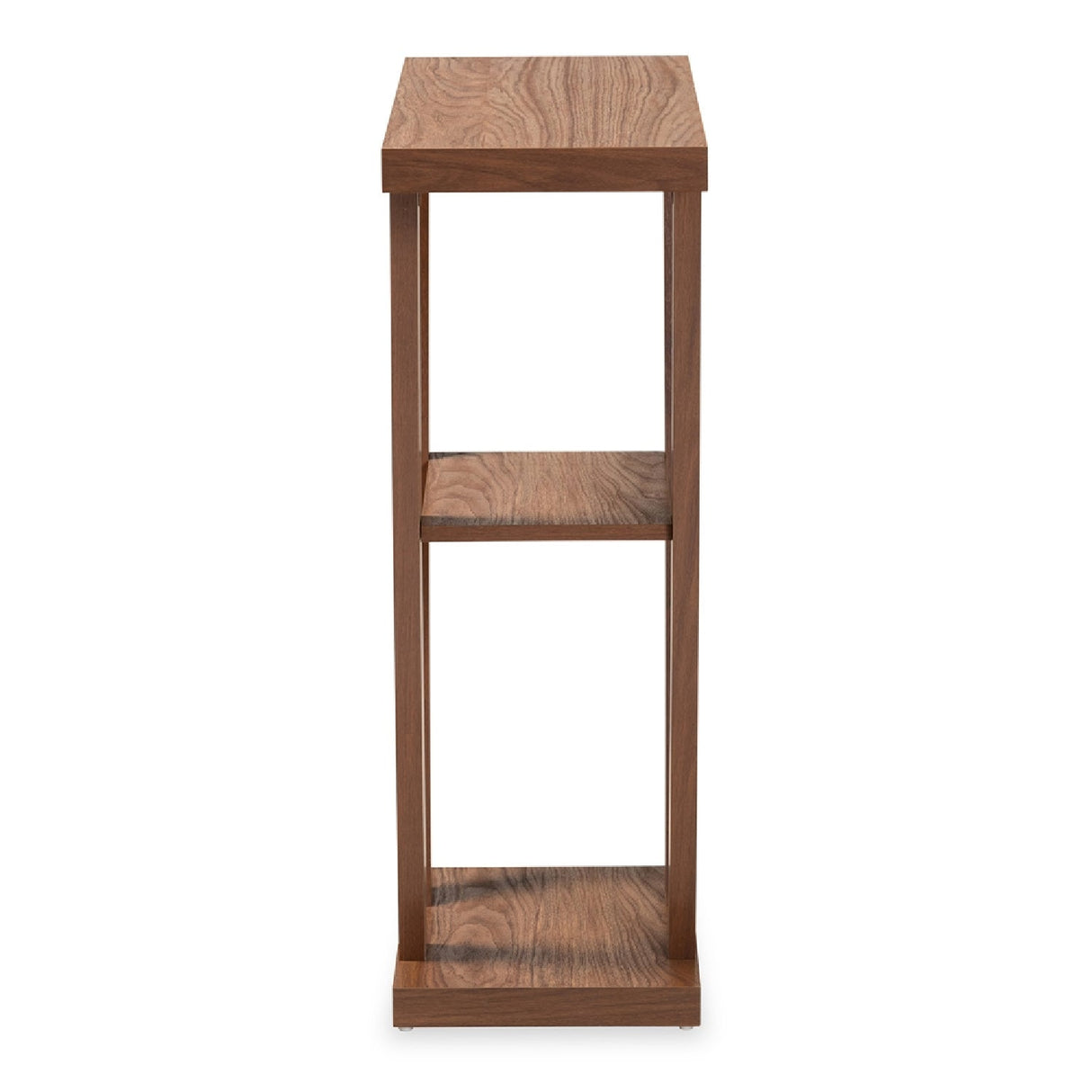 Modern European furniture - Walnut Angular Console Table - www.oroa.com
