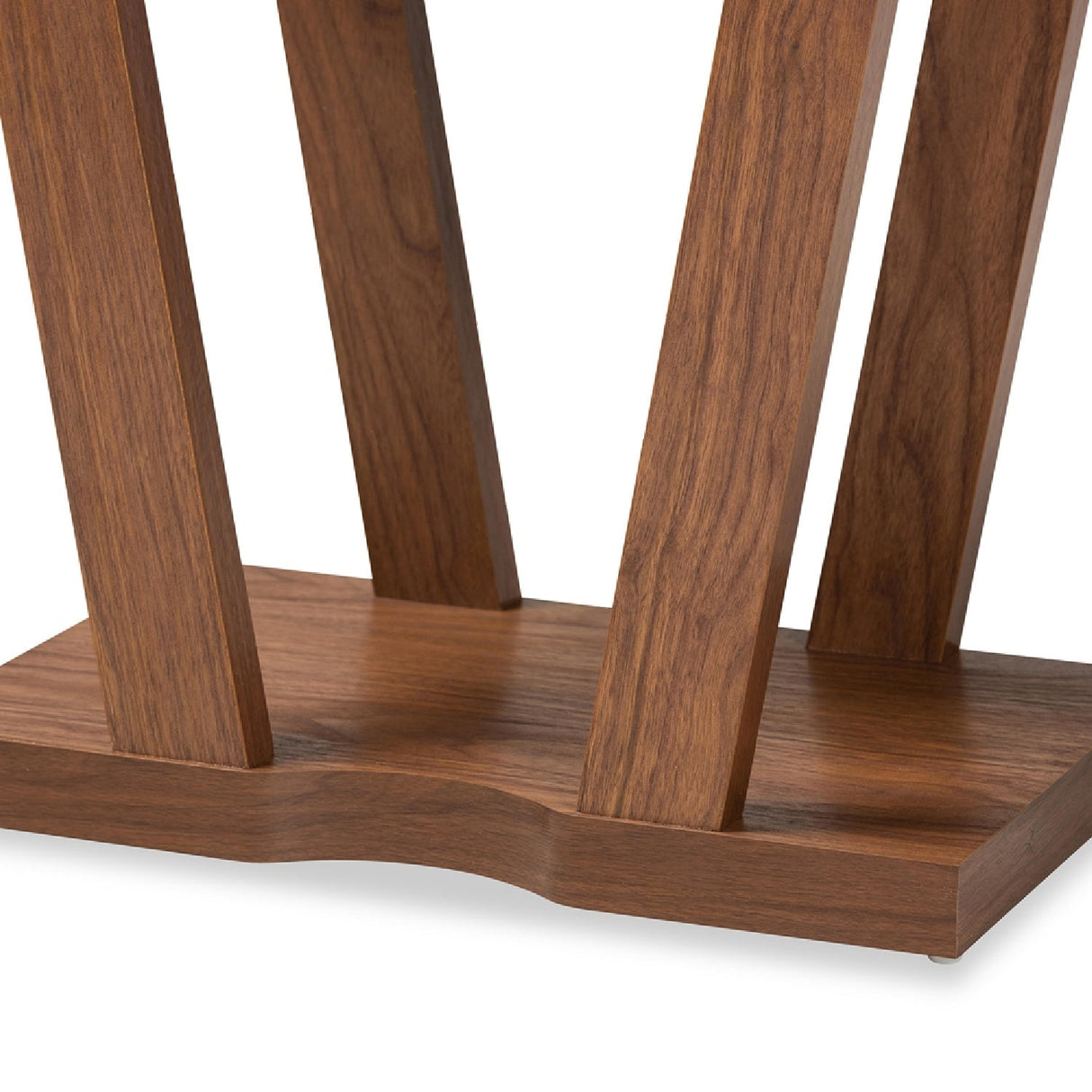 Modern European furniture - Walnut Angular Console Table - www.oroa.com