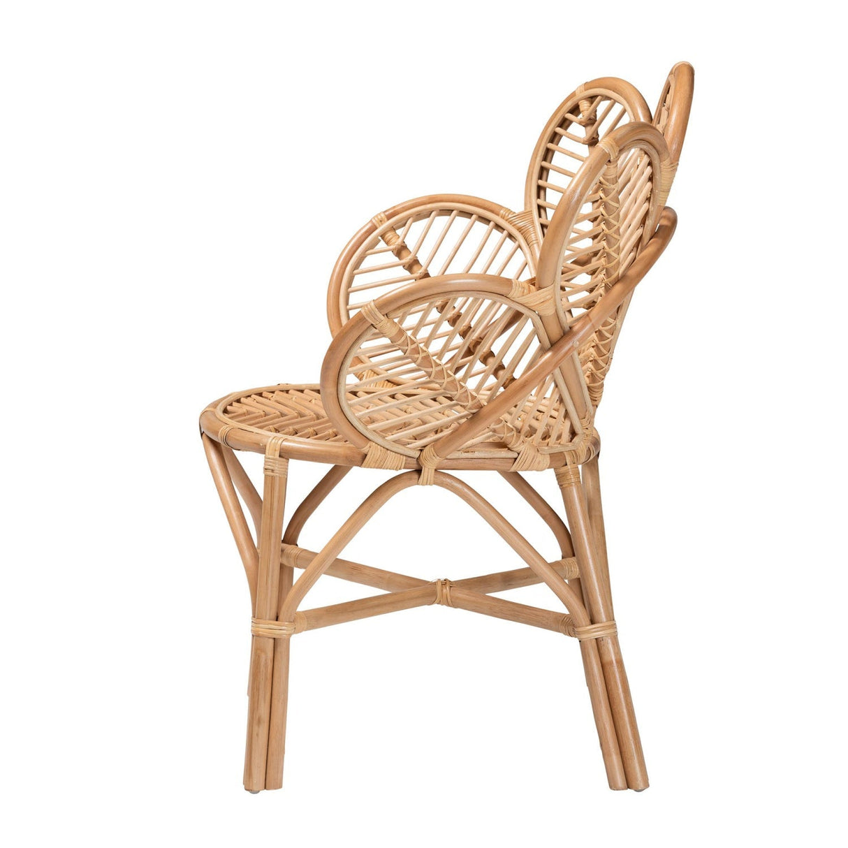 Modern European furniture - Flora Inspired Back Accent Chair - www.oroa.com