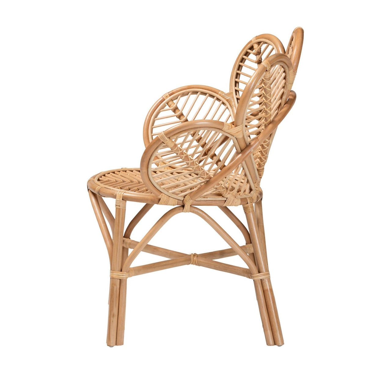 Modern European furniture - Flora Inspired Back Accent Chair - www.oroa.com