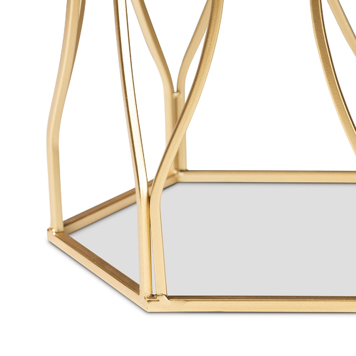 Modern European furniture - Hexagonal Marble End Table - www.oroa.com