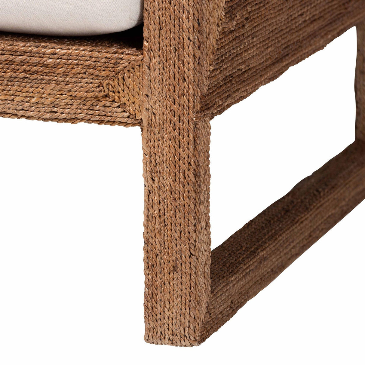Modern European furniture - Bleached Seagrass Accent Chair - www.oroa.com