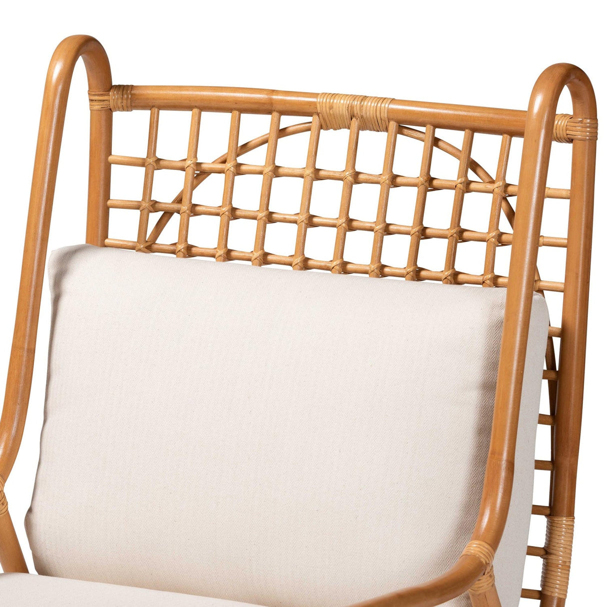 Modern European furniture - Lattice Rattan Accent Chair - www.oroa.com