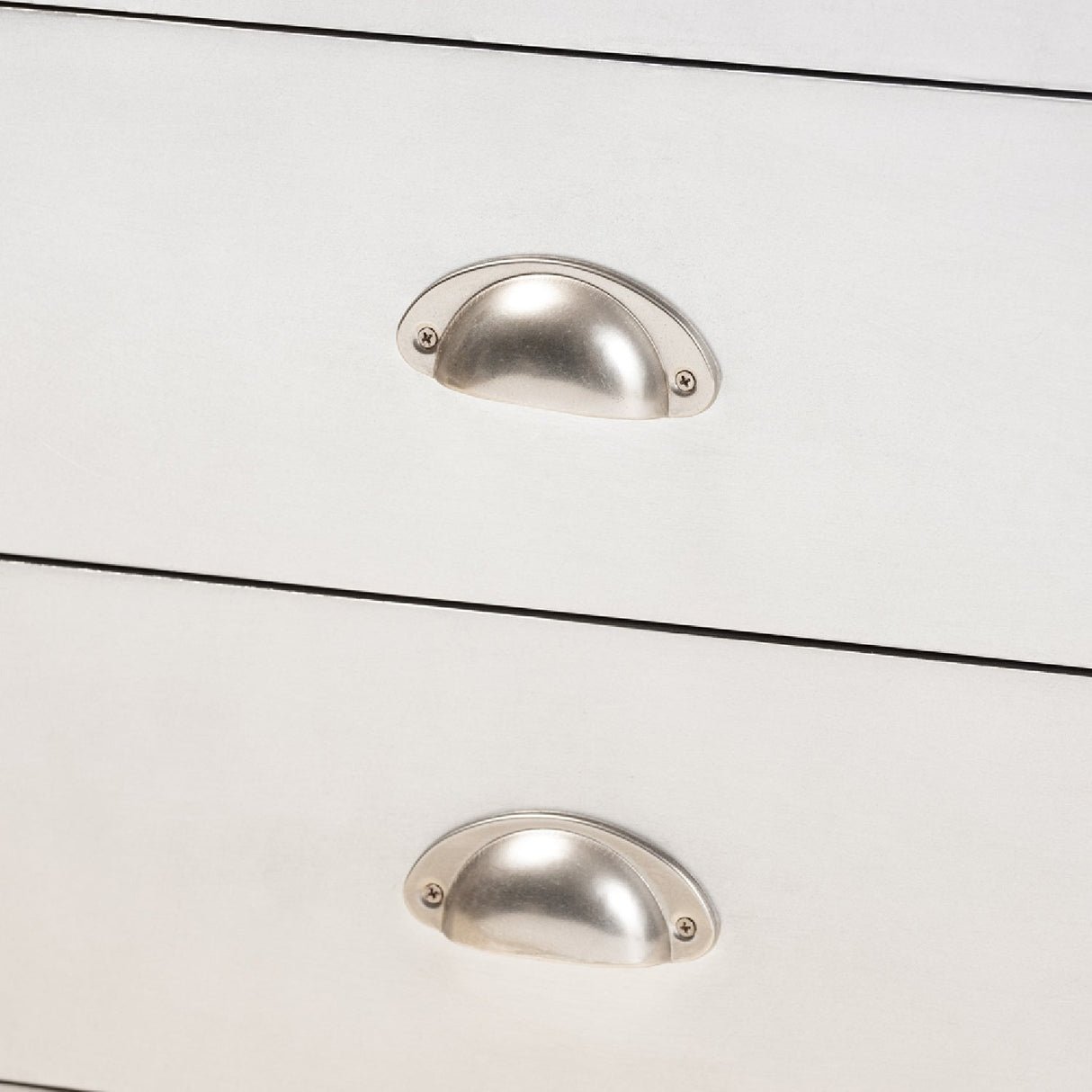 Silver Industrial Storage Cabinet | Bali Loom Serge | Oroa.com