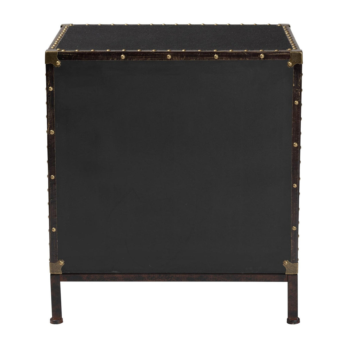 Modern European furniture - Black Canvas Trunk End Table - www.oroa.com