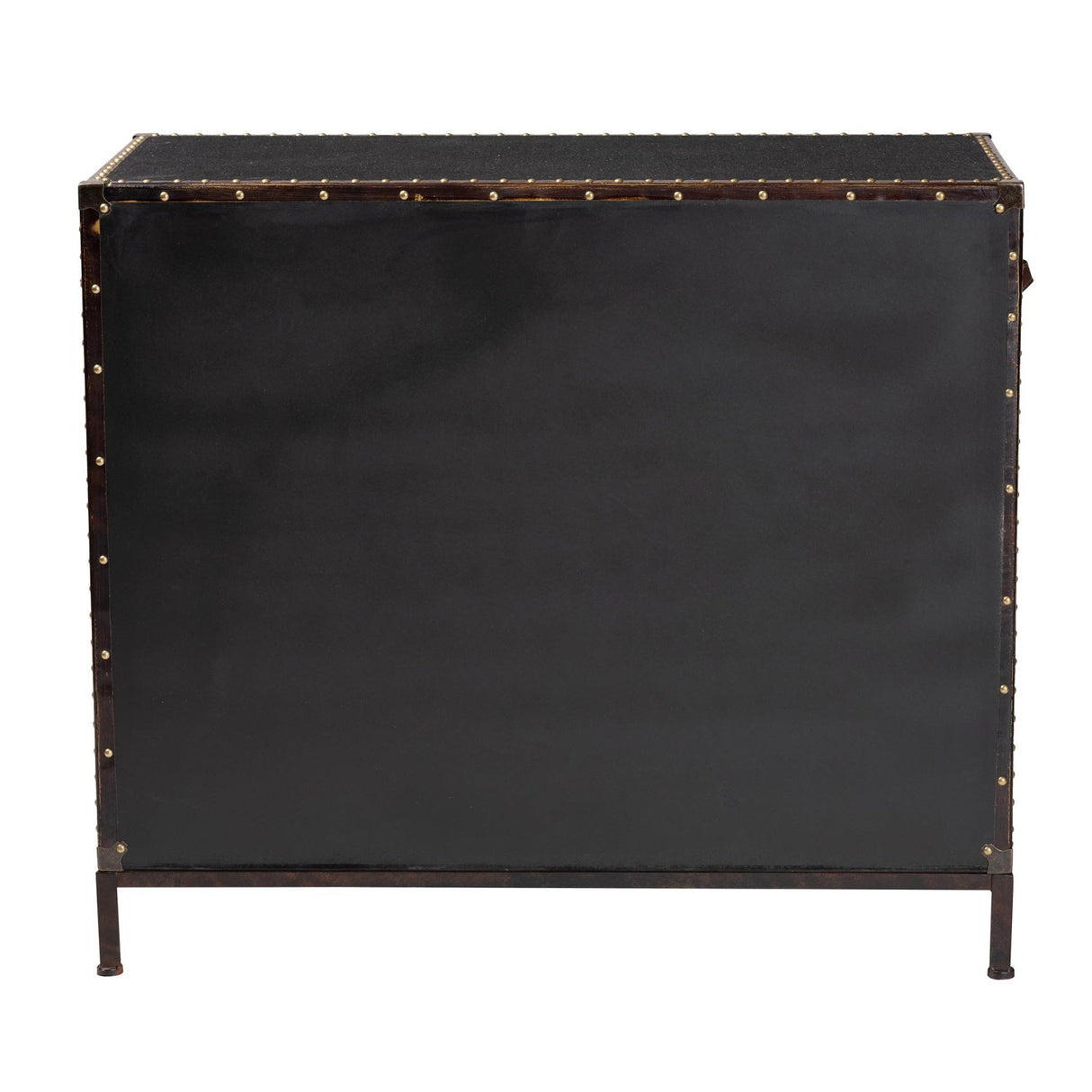 Modern European furniture - Vintage Black 4 Drawer Cabinet - www.oroa.com