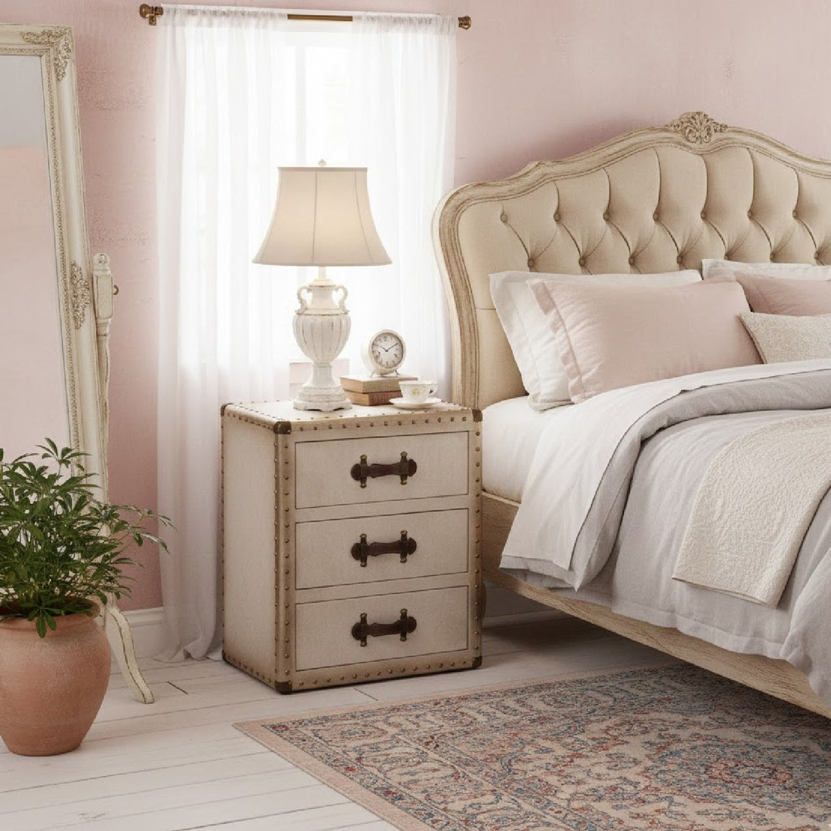 Vintage 3 Drawer End Table | Bali Loom Mallison | Oroa.com