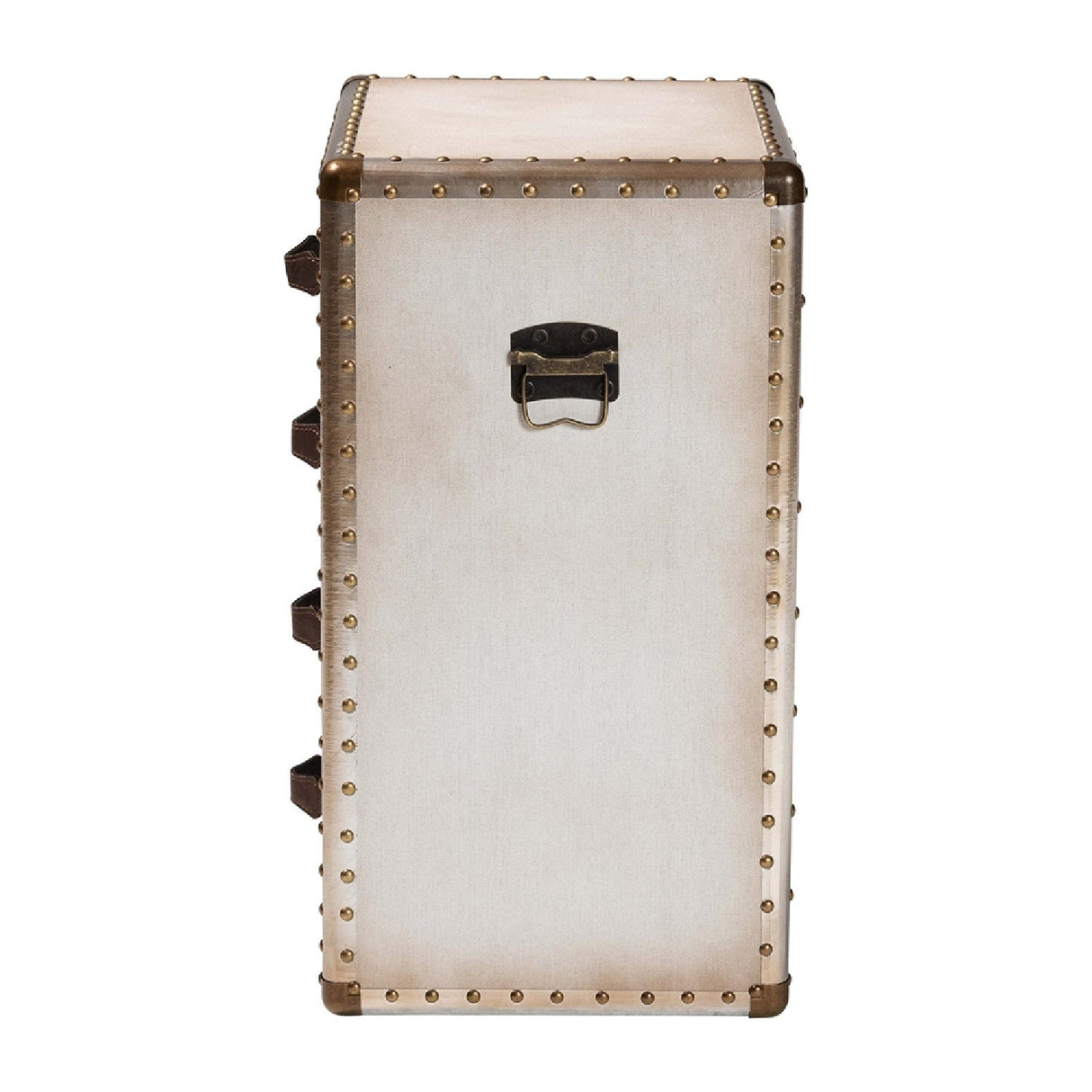 Modern European furniture - Vintage Metal 4 Drawer End Table - www.oroa.com