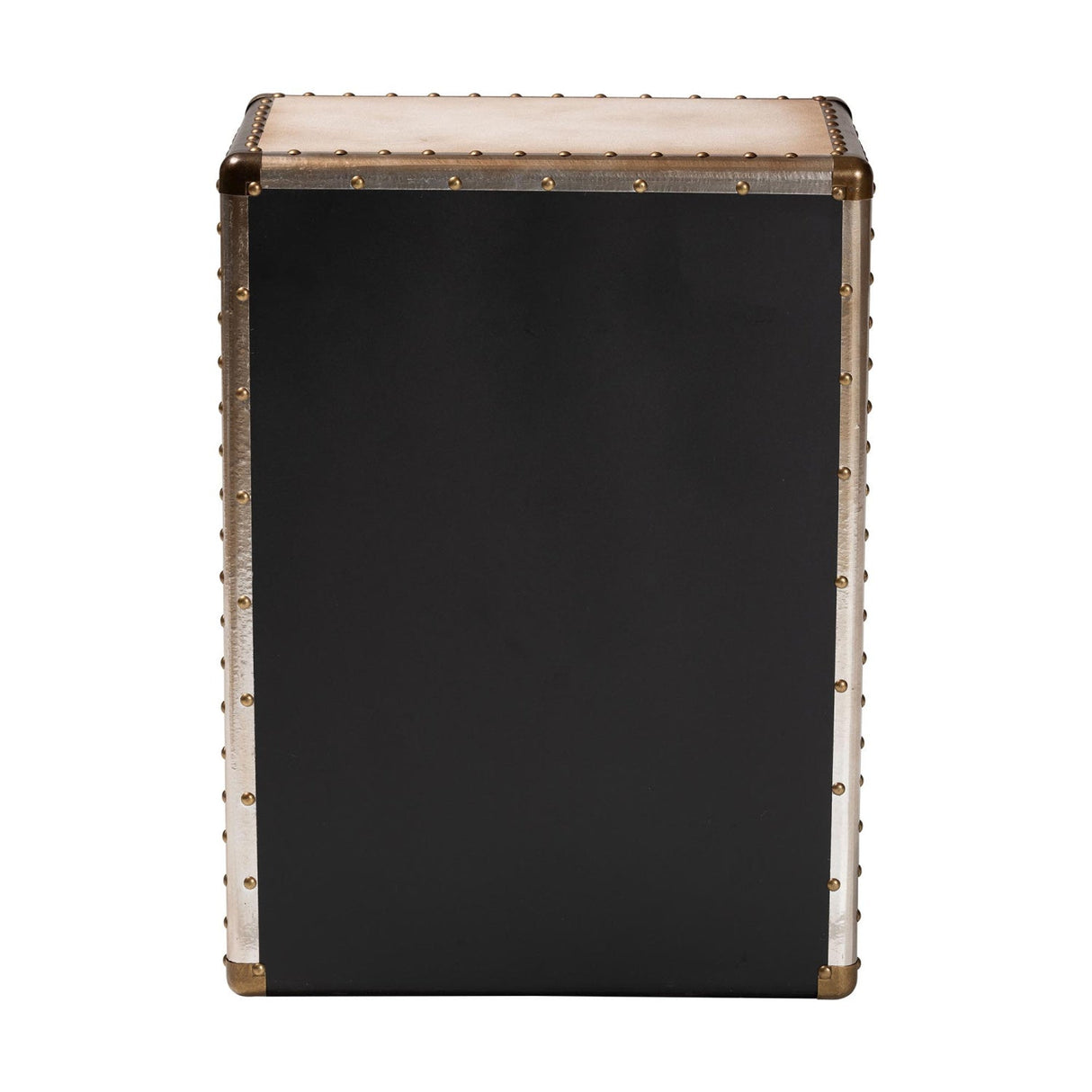 Modern European furniture - Vintage Metal 4 Drawer End Table - www.oroa.com