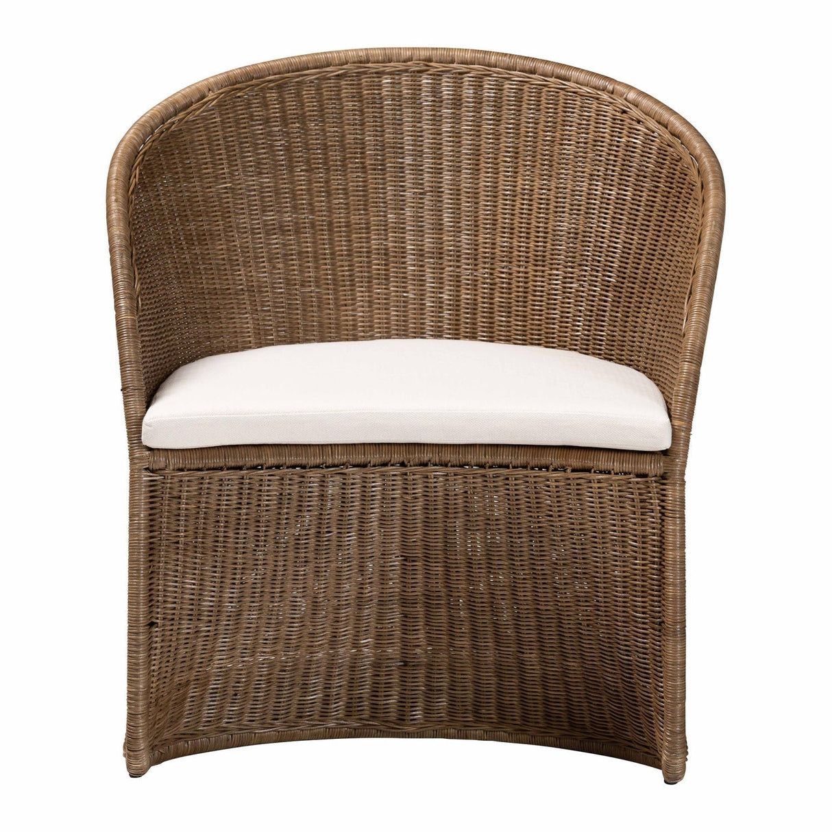 Modern European furniture - Graywashed Rattan Accent Chair - www.oroa.com