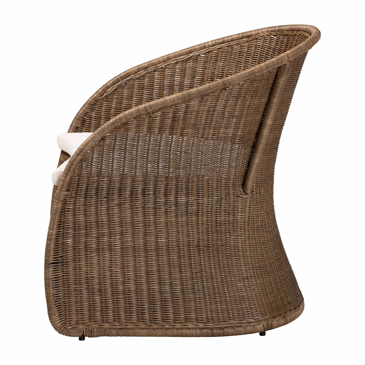 Modern European furniture - Graywashed Rattan Accent Chair - www.oroa.com