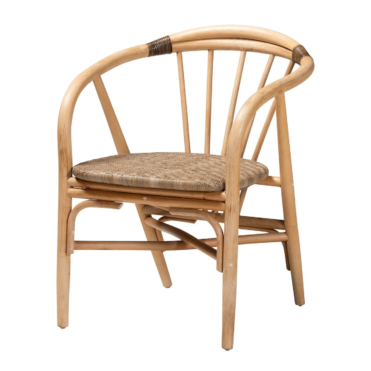 Contract furniture - Rattan Spindle Back Dining Chair - www.oroatrade.com