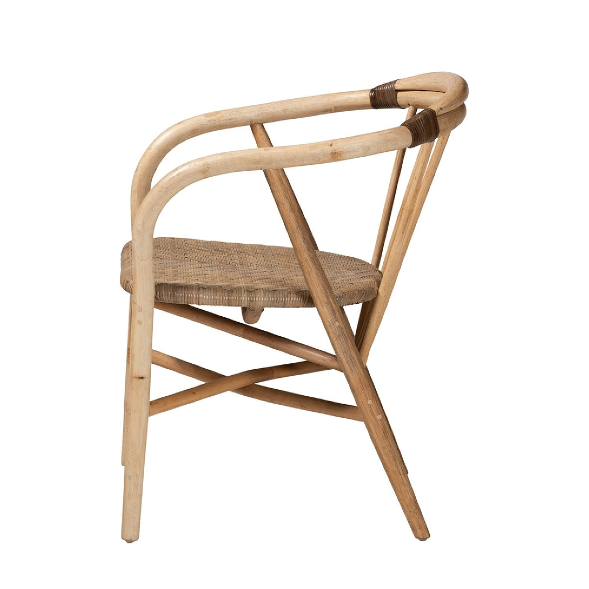 Contract furniture - Rattan Spindle Back Dining Chair - www.oroatrade.com
