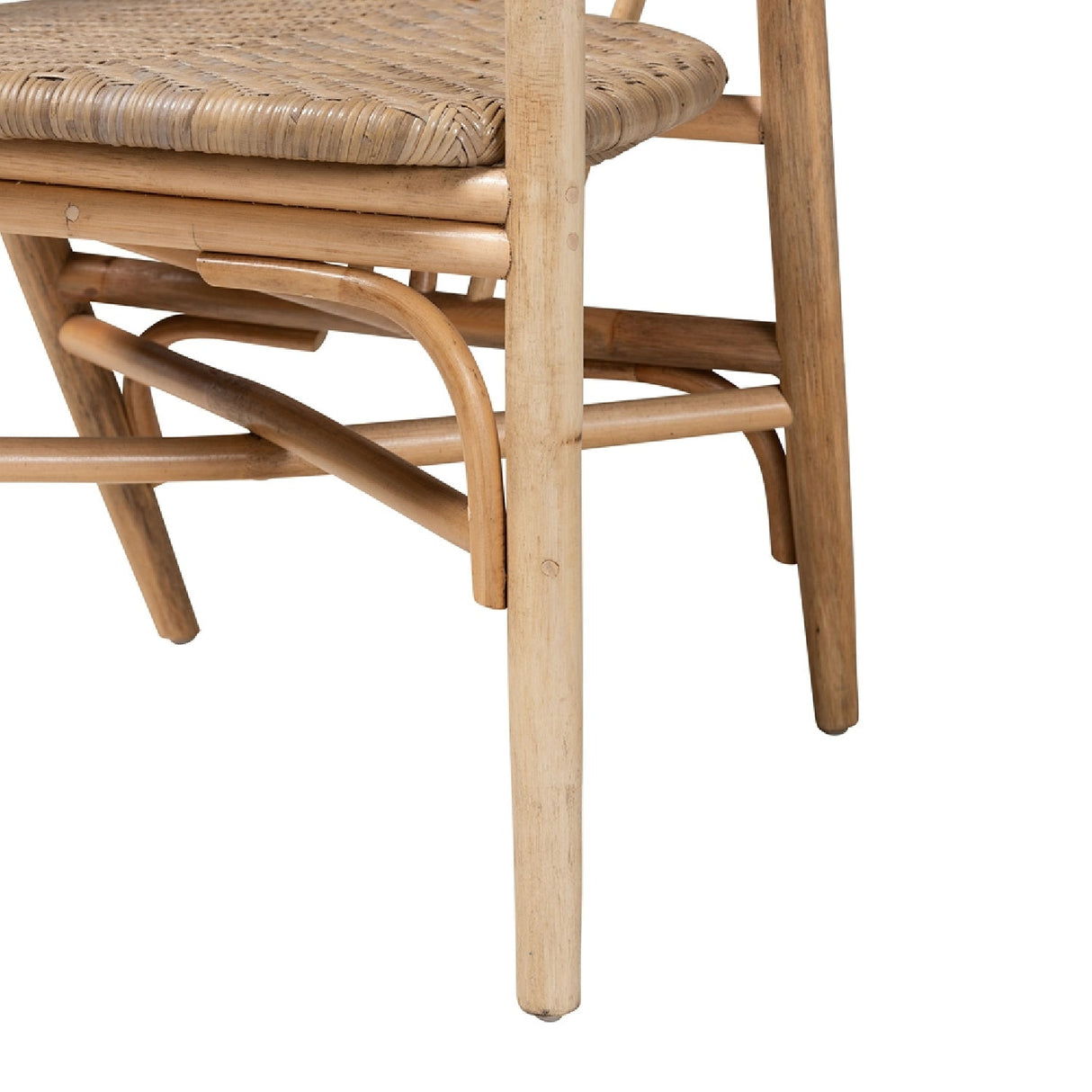 Modern European furniture - Rattan Spindle Back Dining Chair - www.oroa.com