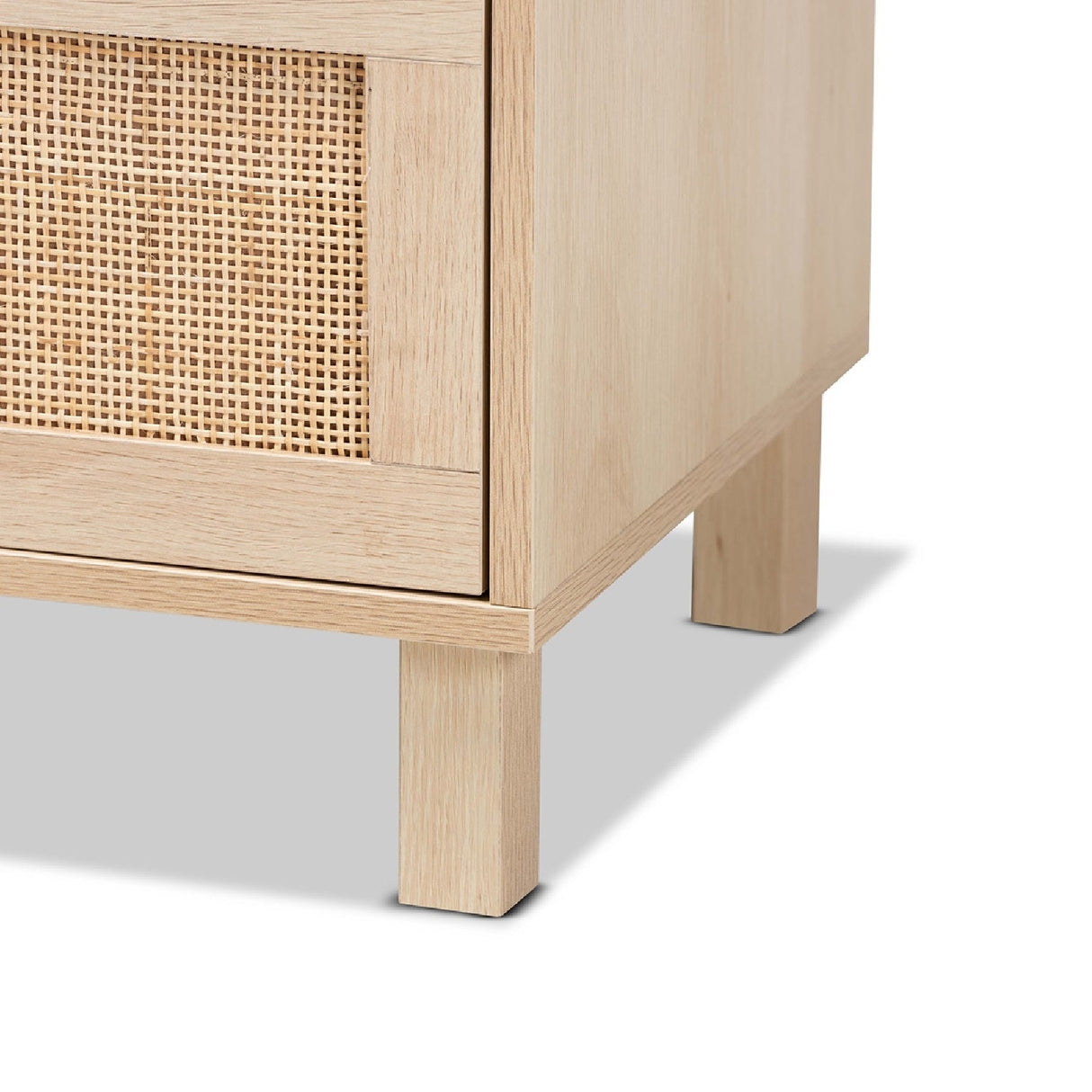 Modern European furniture - 3 Drawer Rattan Storage Cabinet - www.oroa.com