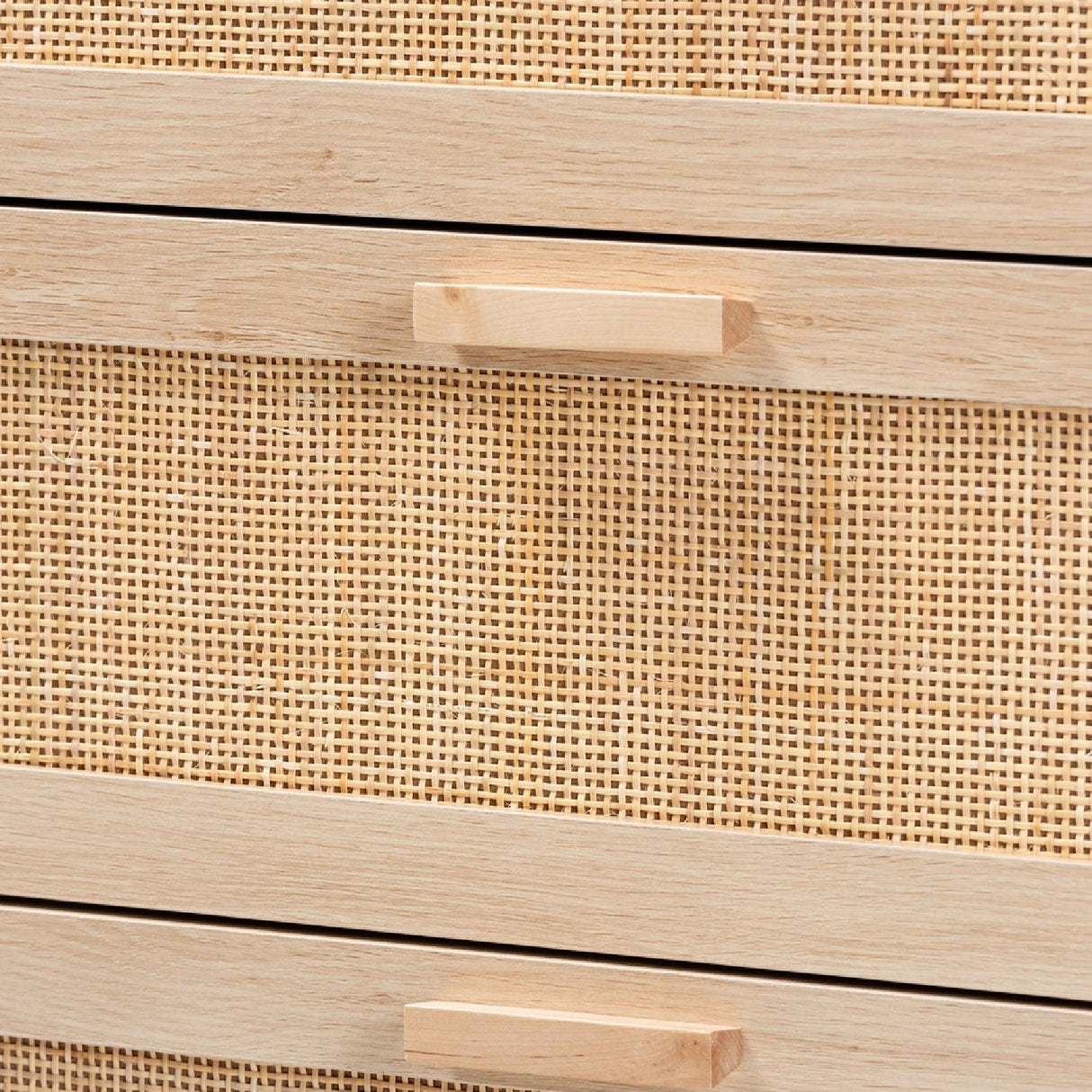 Modern European furniture - 3 Drawer Rattan Storage Cabinet - www.oroa.com