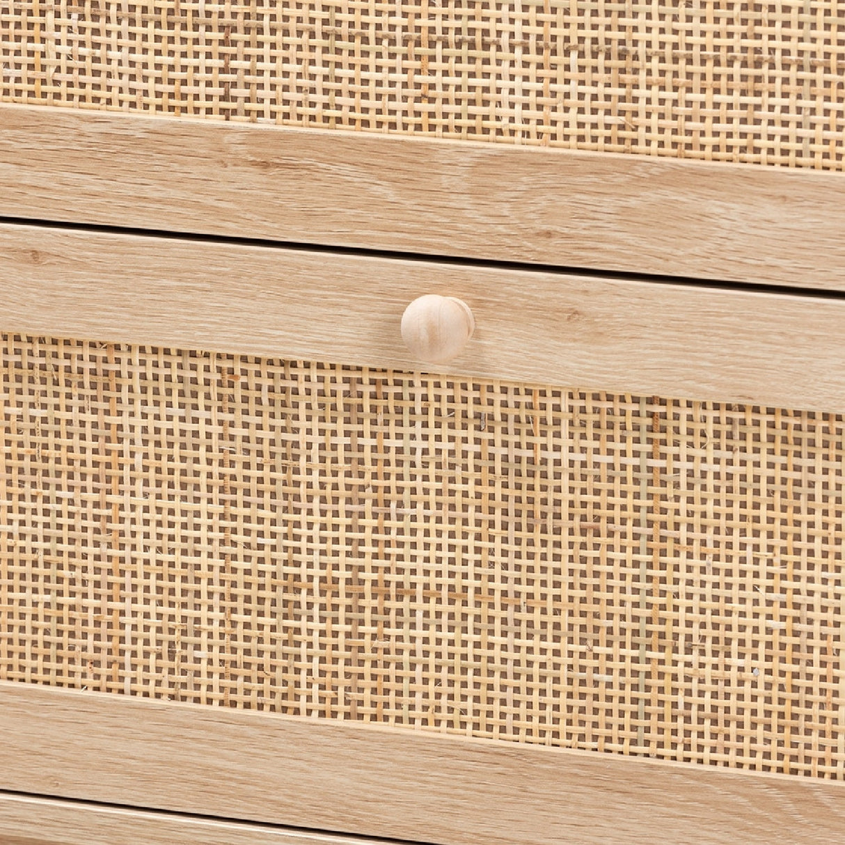 Modern European furniture - Oak Japandi 3 Drawer Cabinet - www.oroa.com