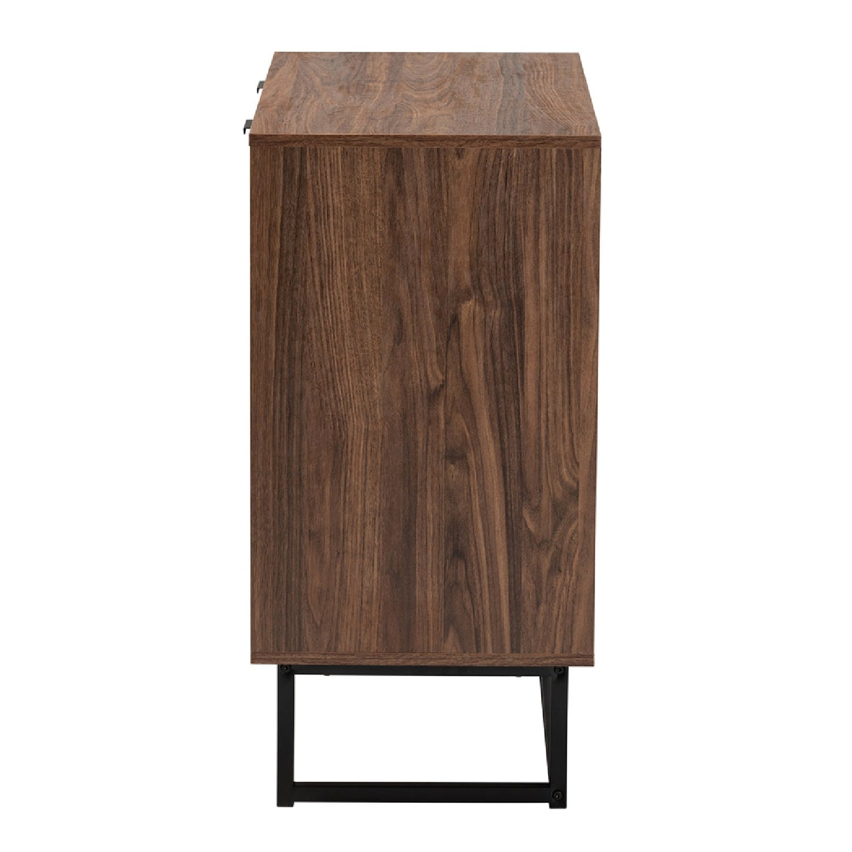 Modern European furniture - Brown Wooden 2 Door Cabinet - www.oroa.com