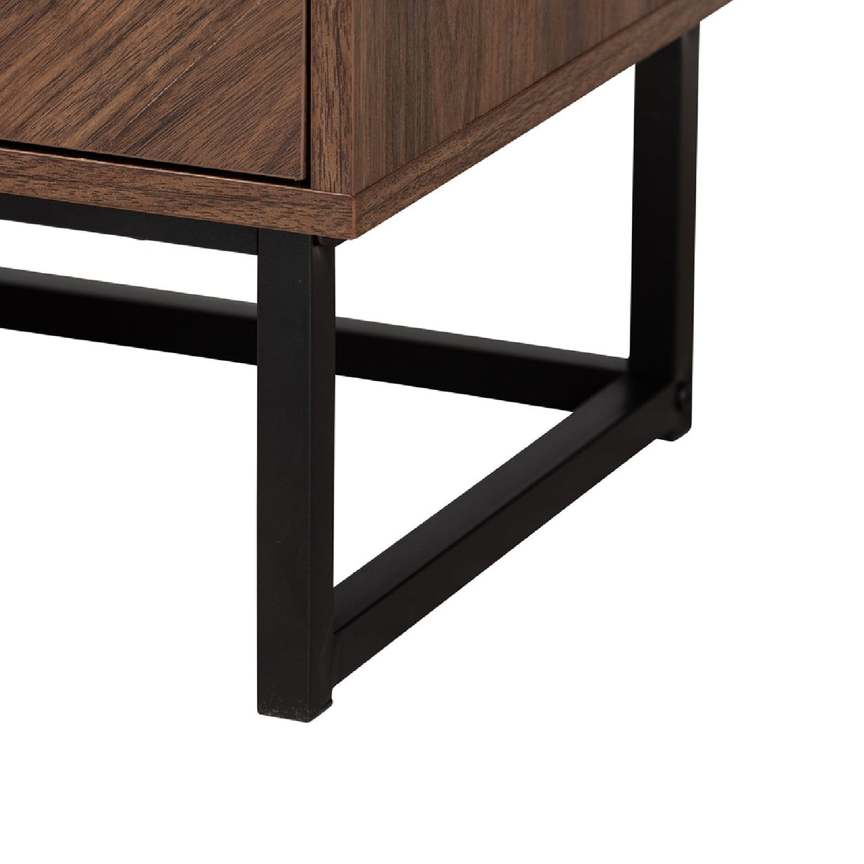 Modern European furniture - Brown Wooden 2 Door Cabinet - www.oroa.com