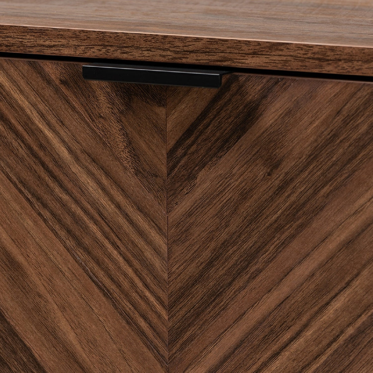 Modern European furniture - Brown Wooden 2 Door Cabinet - www.oroa.com