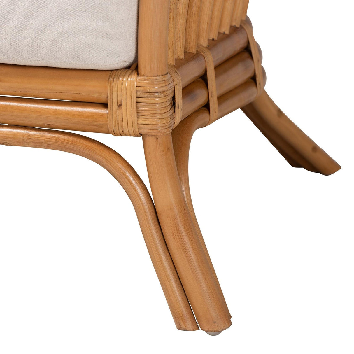 Modern European furniture - Flared Arm Rattan Accent Chair - www.oroa.com