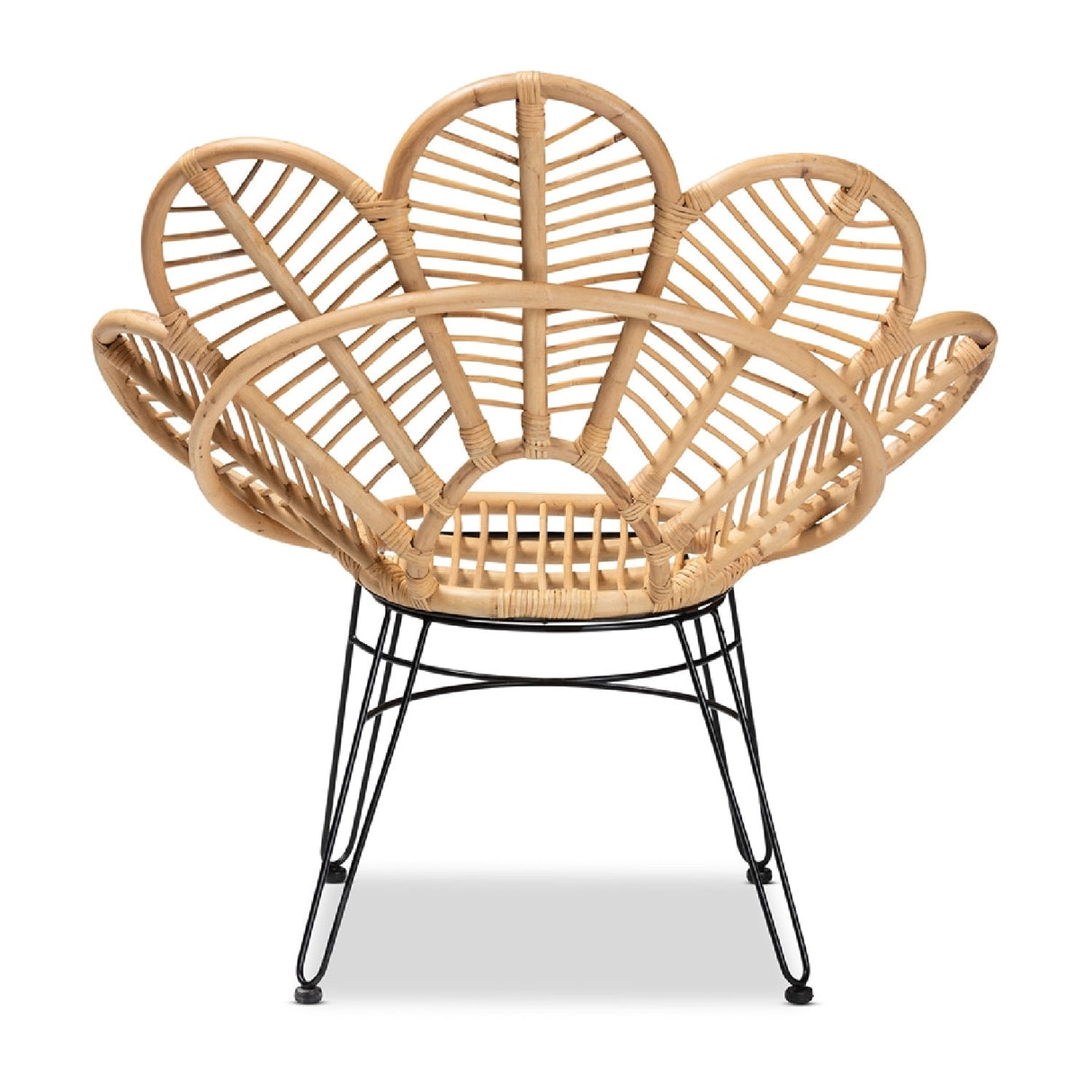 Modern European furniture - Leaf Inspired Rattan Accent Chair - www.oroa.com