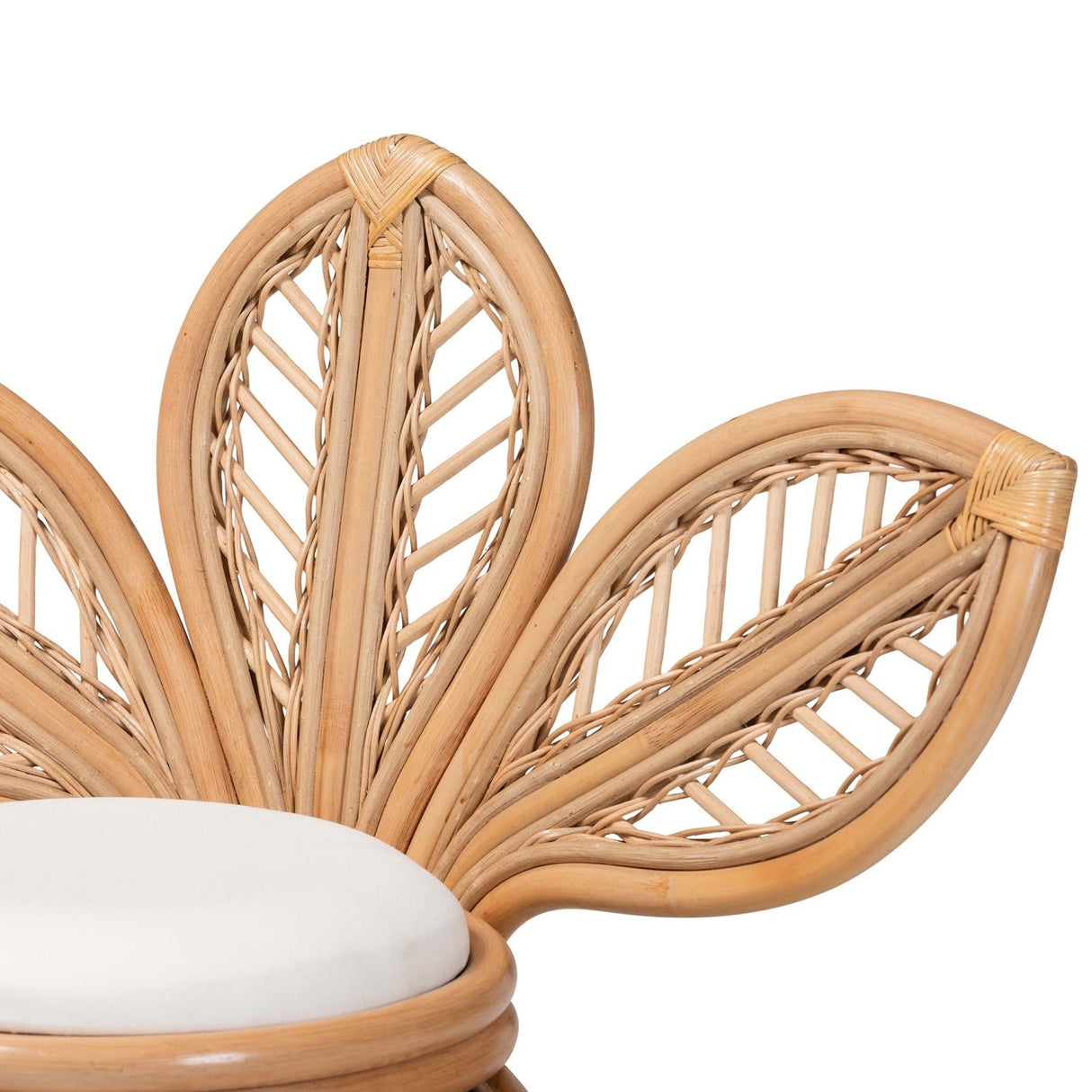 Modern European furniture - Flower Inspired Rattan Accent Chair - www.oroa.com
