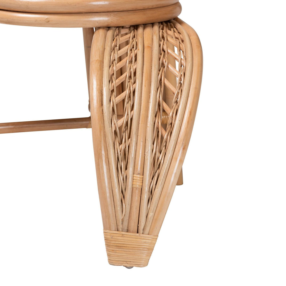 Modern European furniture - Flower Inspired Rattan Accent Chair - www.oroa.com