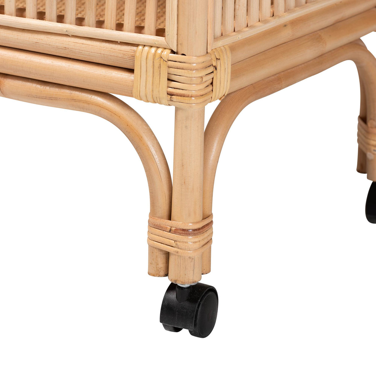 Modern European furniture - Woven Rattan Wine Cart - www.oroa.com | Oroa.com