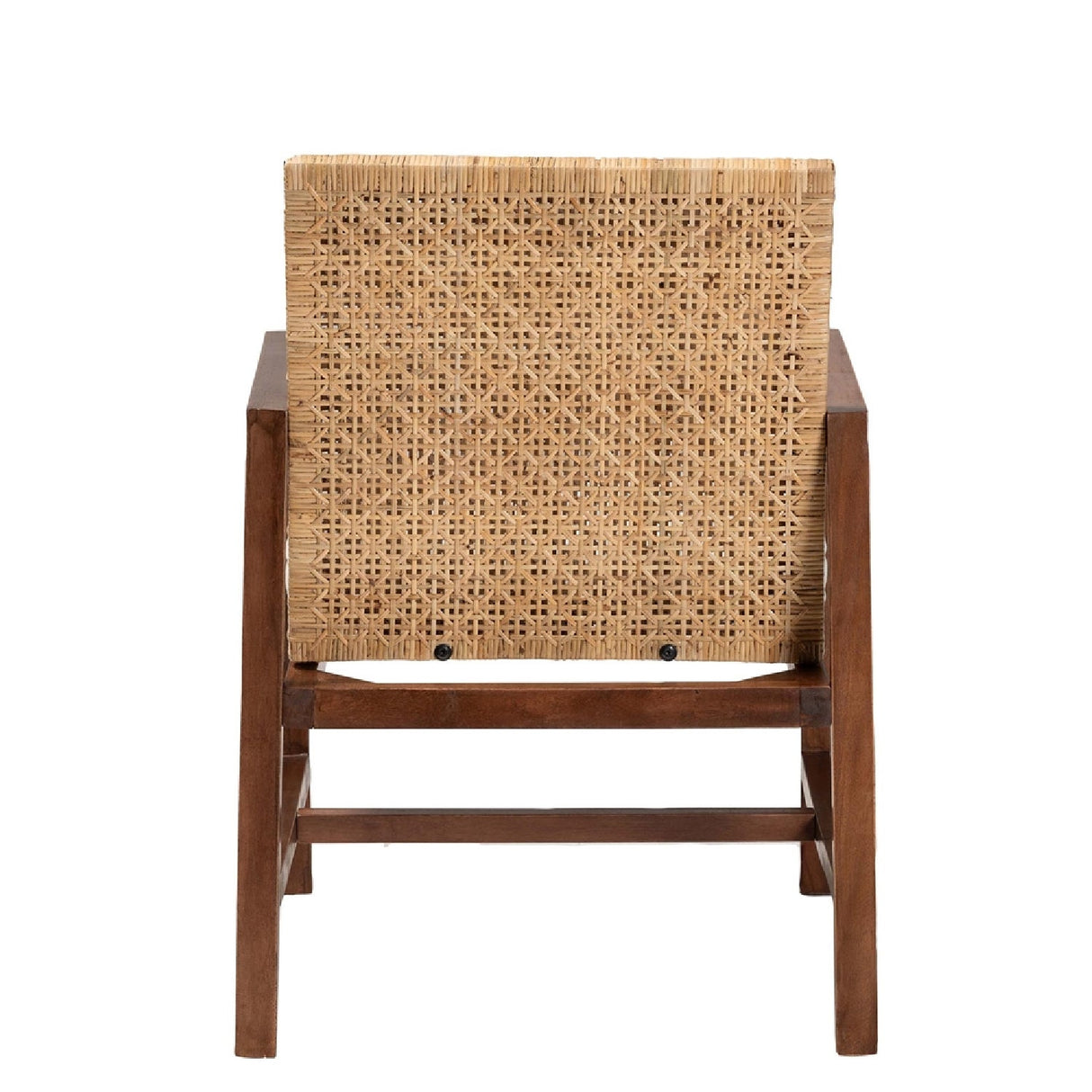 Modern European furniture - Acacia Framed Rattan Lounge Chair - www.oroa.com
