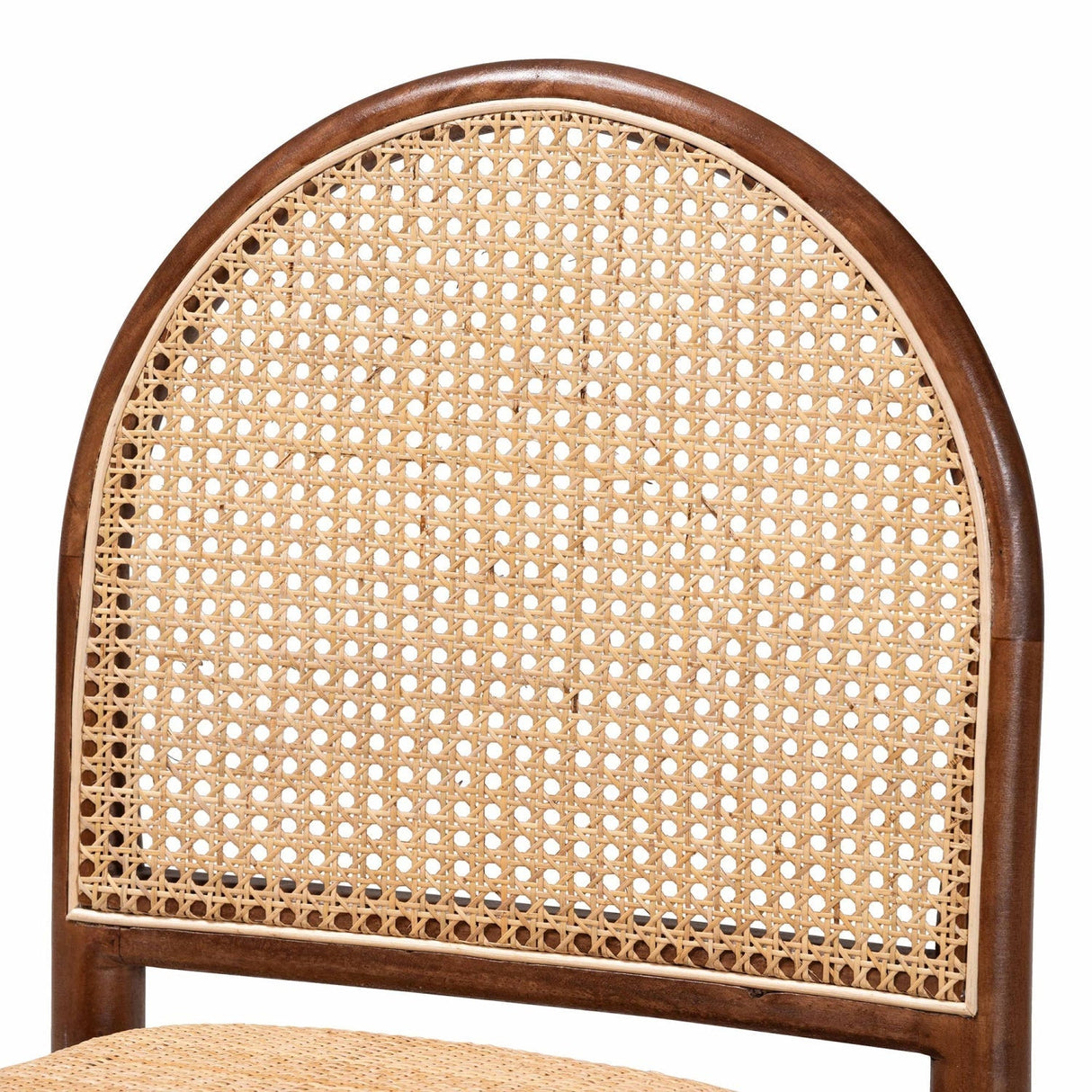 Contract furniture - Acacia Framed Rattan Dining Chairs 2 - www.oroatrade.com