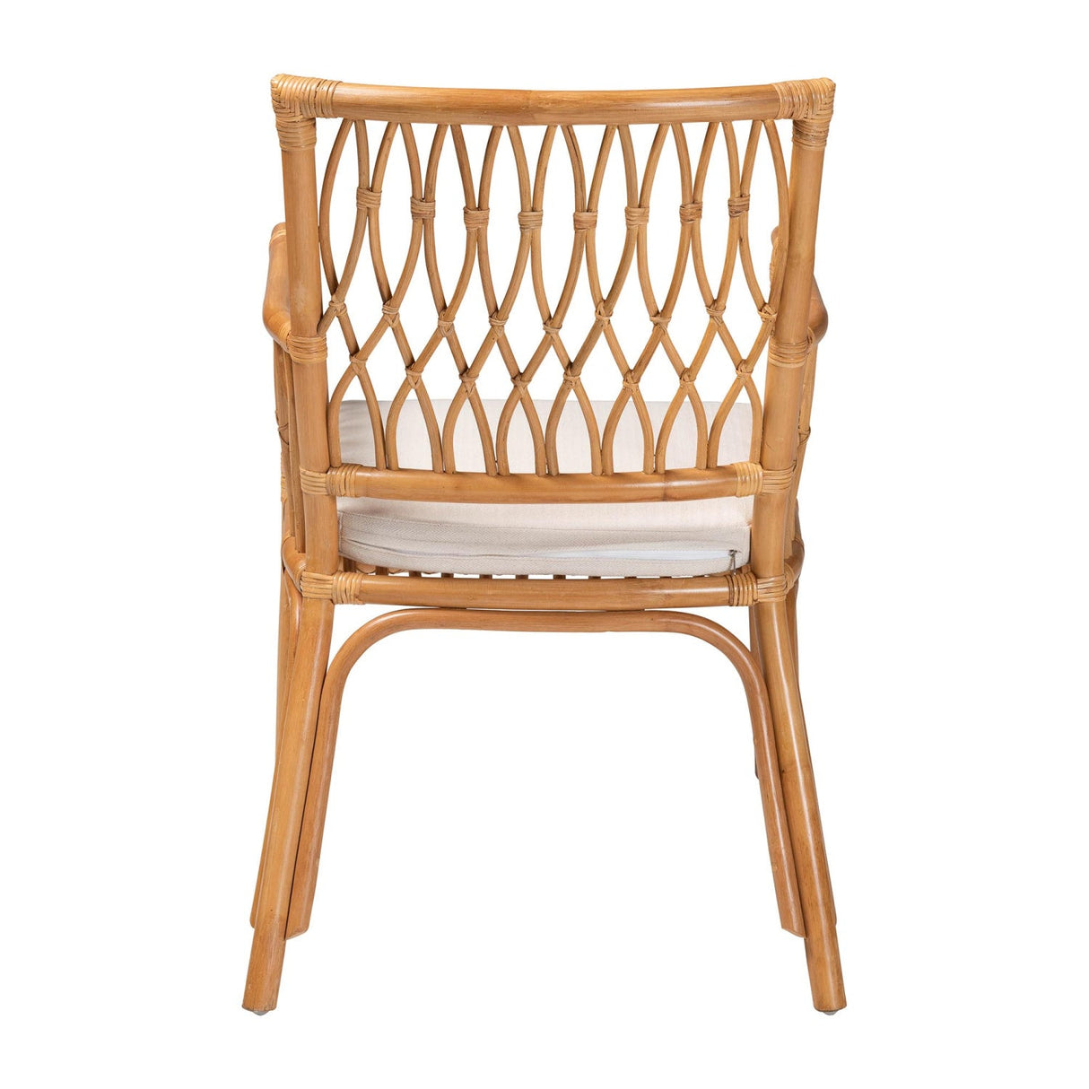 Modern European furniture - Rattan Openwork Accent Armchair - www.oroa.com
