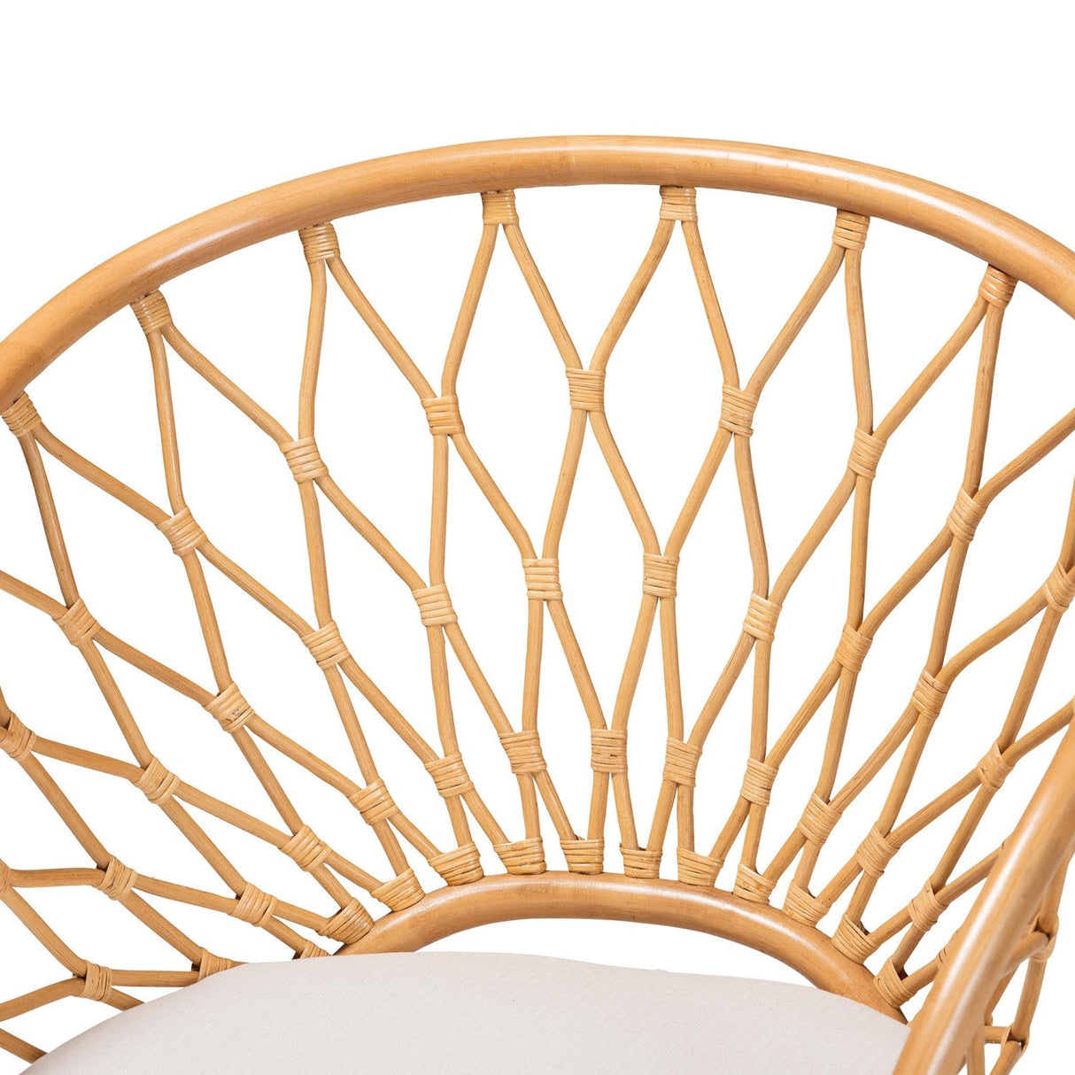 Modern European furniture - Rattan Sloped Accent Chair - www.oroa.com