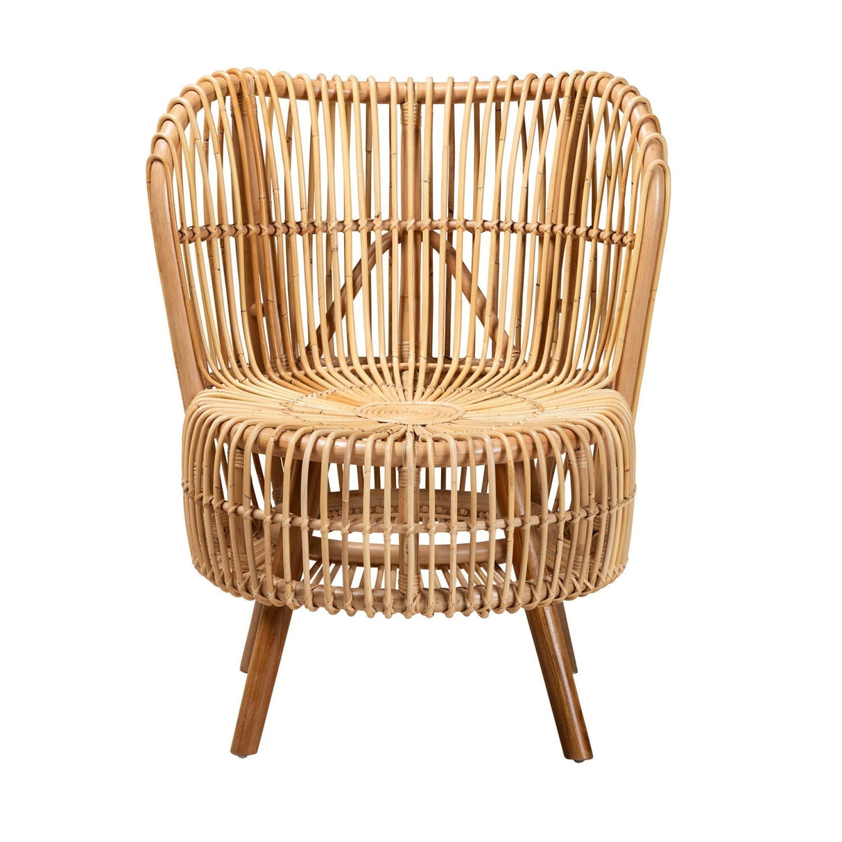 Modern European furniture - Rattan Rods Lounge Chair - www.oroa.com