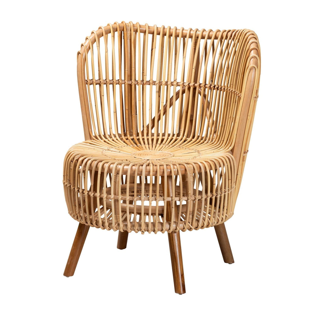 Modern European furniture - Rattan Rods Lounge Chair - www.oroa.com