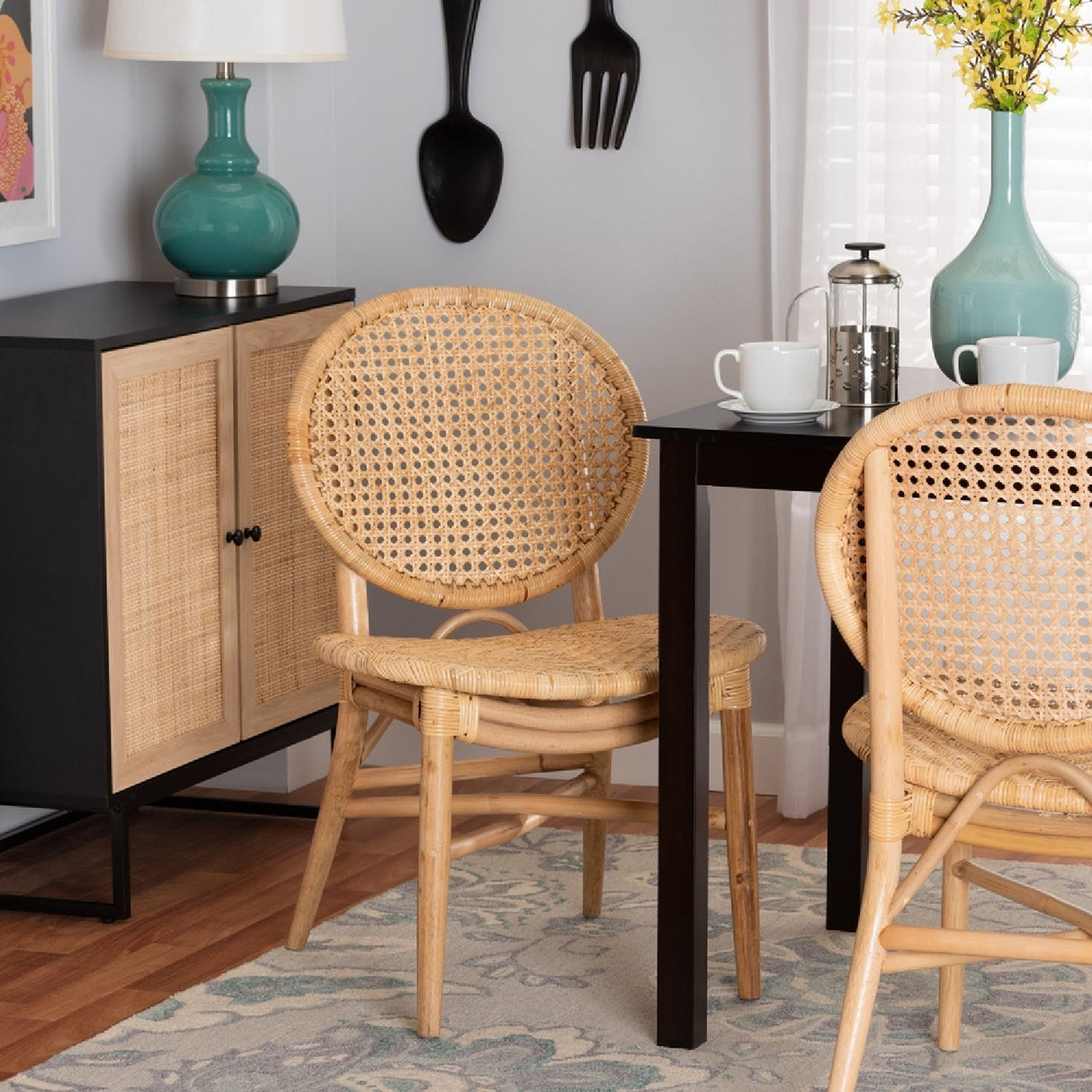 Contract furniture - Round Back Rattan Dining Chair - www.oroatrade.com
