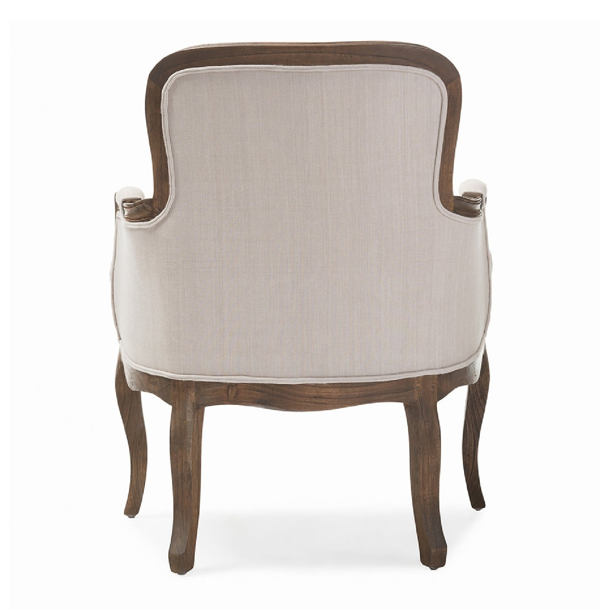 Modern European furniture - Beige Cotton Classic Accent Chair - www.oroa.com