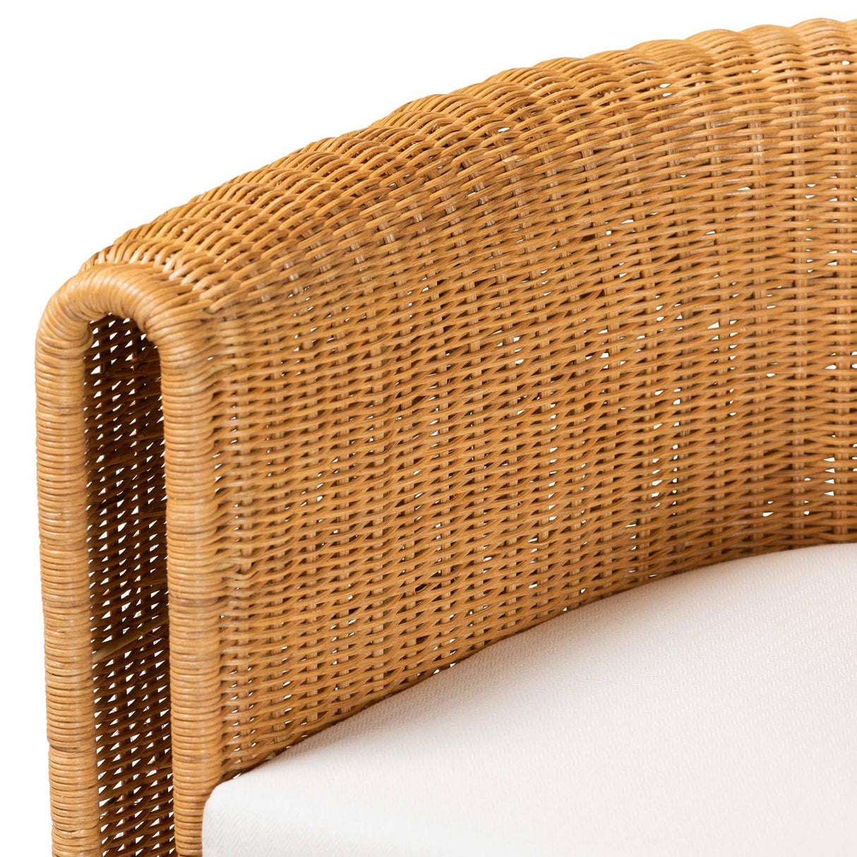 Modern European furniture - Handwoven Rattan Barrel Dining Chair - www.oroa.com