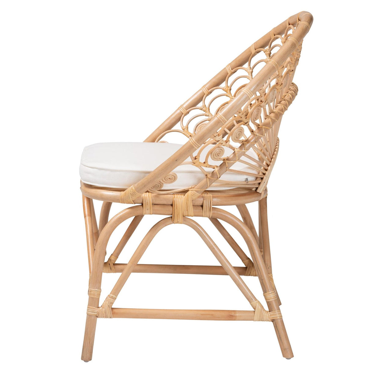 Modern European furniture - Boho Rattan Peacock Accent Chair - www.oroa.com
