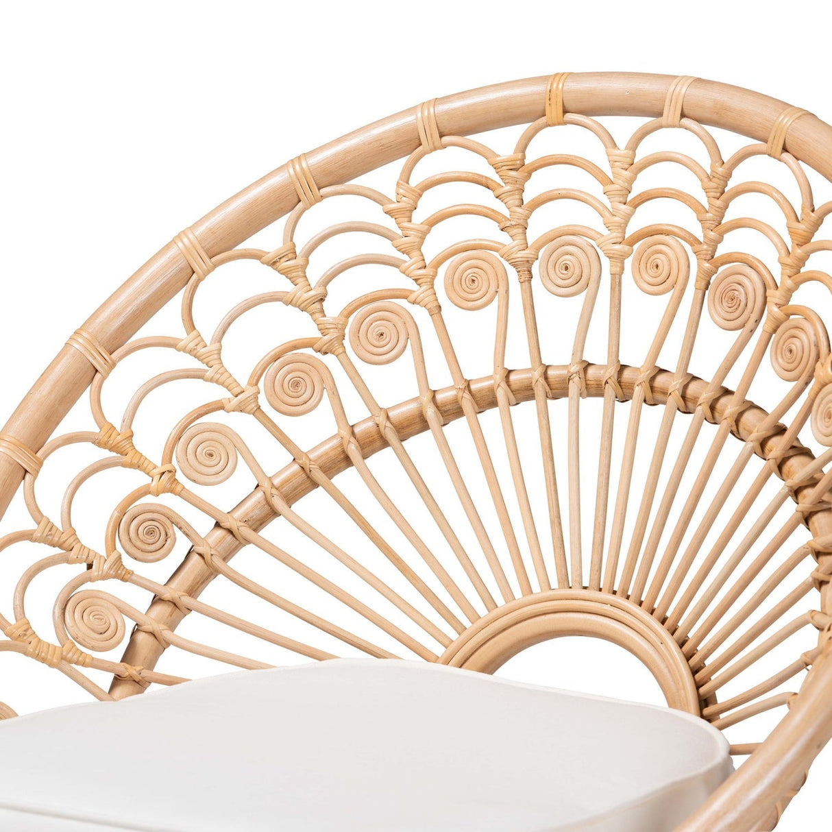 Modern European furniture - Boho Rattan Peacock Accent Chair - www.oroa.com