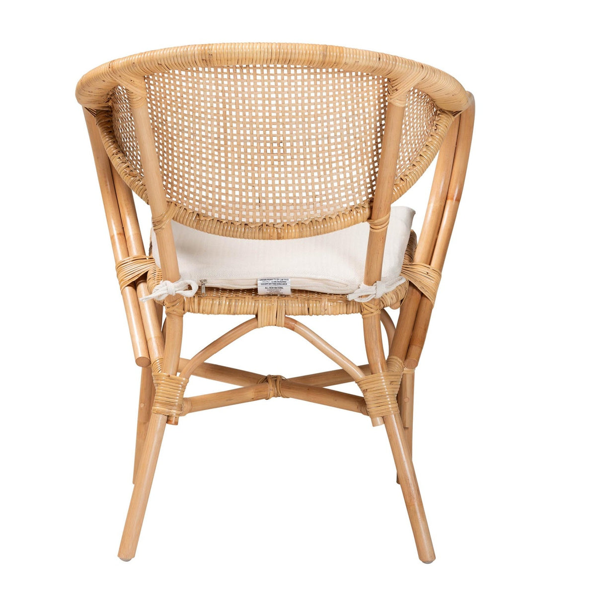Modern European furniture - Natural Rattan Framed Dining Chair - www.oroa.com