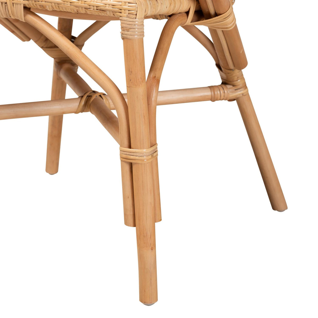 Modern European furniture - Natural Rattan Framed Dining Chair - www.oroa.com