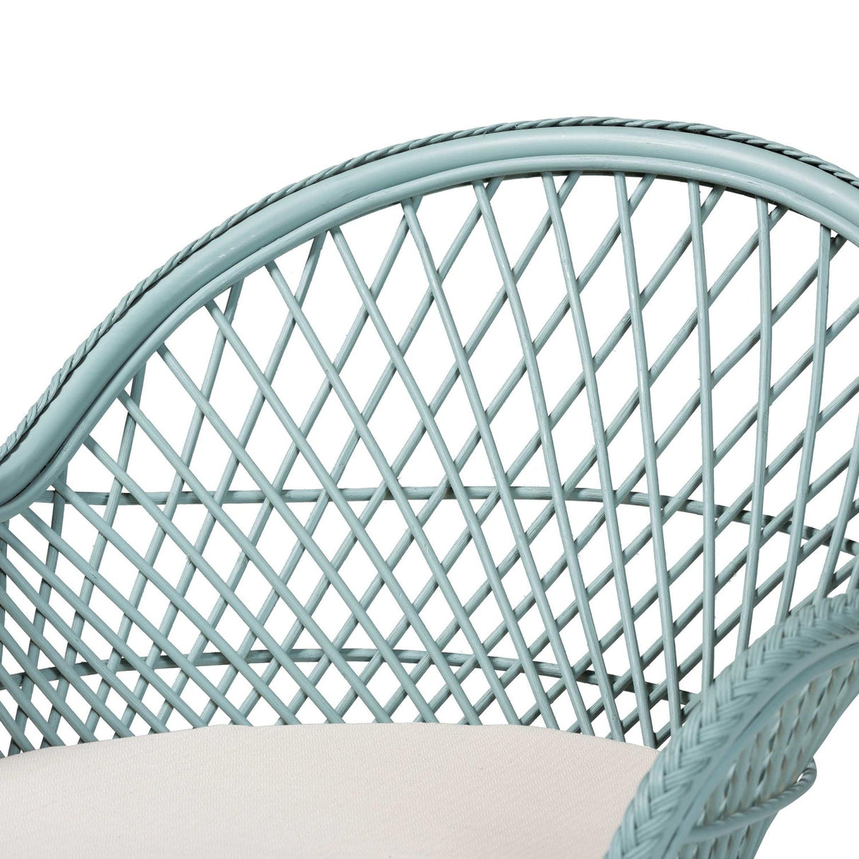 Modern European furniture - Braided Rattan Bohemian Accent Armchair - www.oroa.com