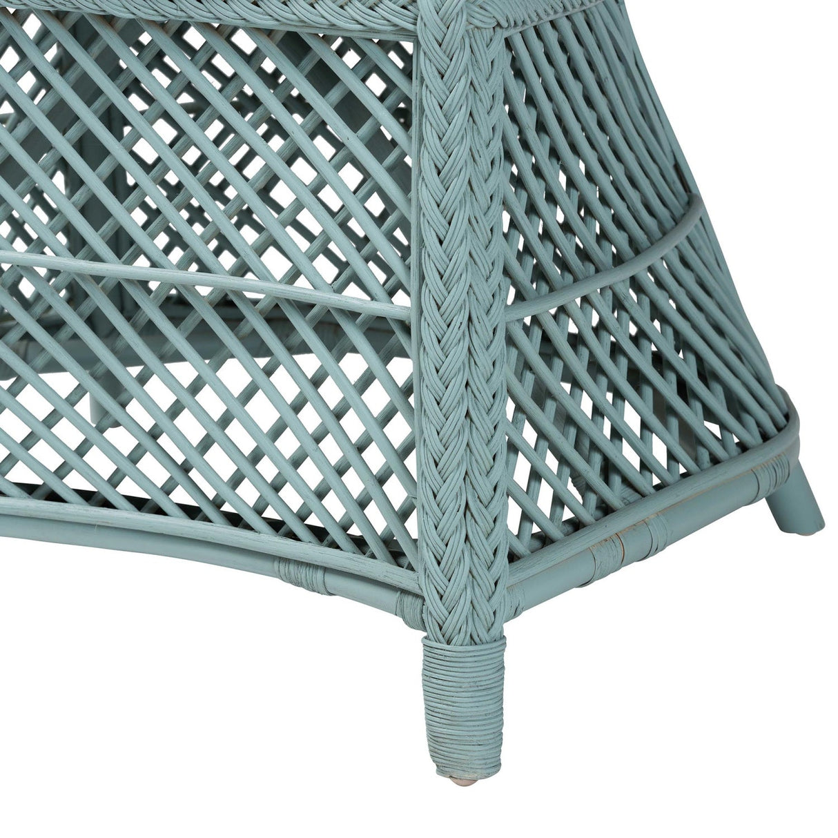 Modern European furniture - Braided Rattan Bohemian Accent Armchair - www.oroa.com